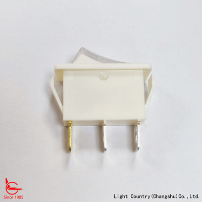 Fabrika Yüksek Kaliteli Beyaz LED aydınlatılmış Rocker anahtarı, R4, 33x15mm, ON-OFF, 20A 125V