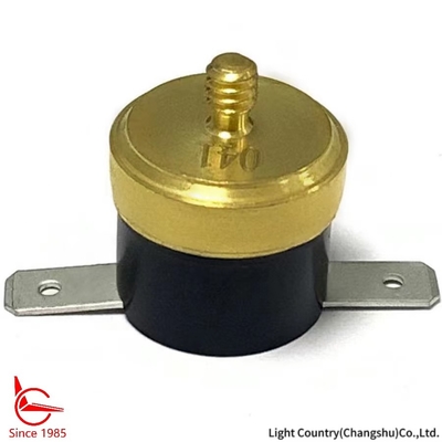 KSD301 Isı anahtarı, M5 * 0.8 * 6, Otomatik sıfırlama, sıcaklık kontrolü için
